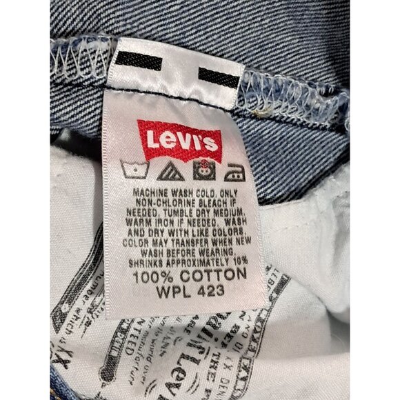 Levis 501 Jeans Mens 36x36 (33x32) Dark Button Fly Original Vintage 2000s - Picture 11 of 11